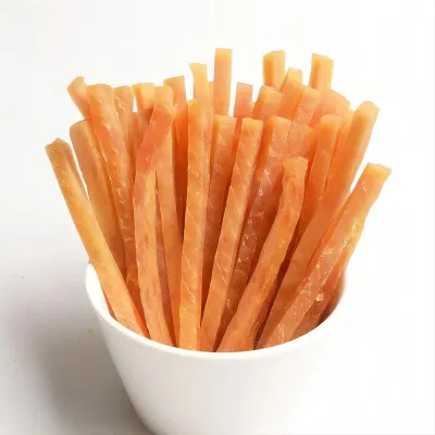 100% Orgánico secado ricos Nutrición Pura Pollo suave de seda Snack Comida para perro y gato