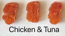 Aperitivo de mascotas producto de cuidado dental Perro natural Chicken en rebanado &amp; Meriendas de mascotas con salchichas de atún
