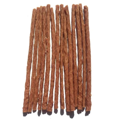 Mayorista de alimentos para mascotas OEM delicioso pollo finos palos Snack Pet
