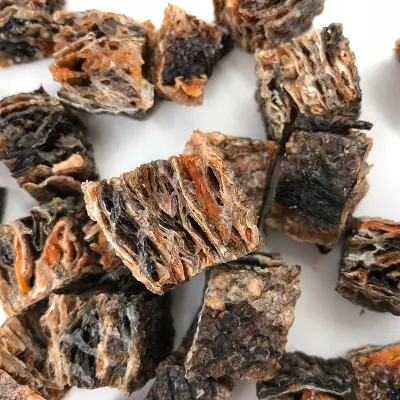 Salmón piel Entrenamiento Premios piel Pura Pez Pez Perro de pelo hermoso Comida