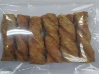 Etiqueta privada de alimentos para mascotas alimentos para perros Rawhide compuesto Twist con Pollo saludable Cat trata