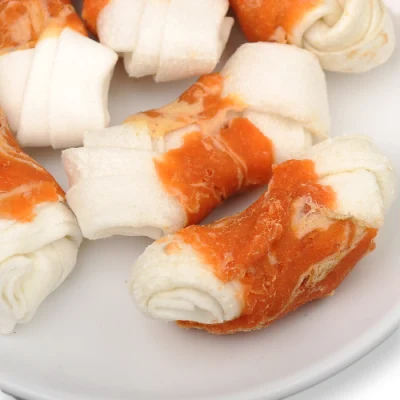  Bocadillo de pollo de Gaza alimentos saludables deliciosos ingredientes naturales, trata de perros
