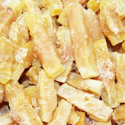 Ezchong Pet Factory varias proteínas Nutrición Envolturas de pollo secas Potato Patatas fritas comida para mascotas Perro tratar Gato Snack