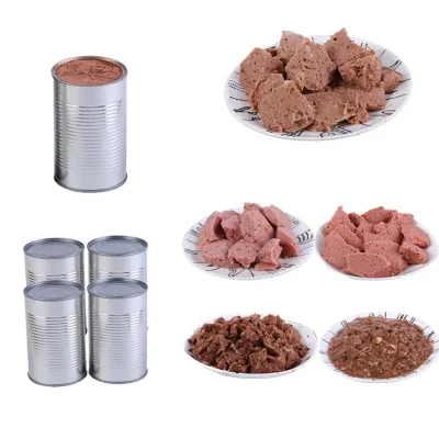 OEM Alto en proteínas Palatabilidad Pet Dog húmedo en lata Comida para mascotas
