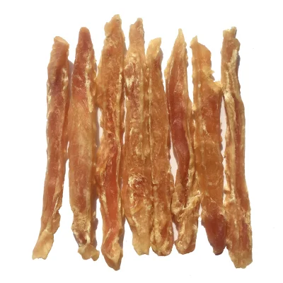 Pollo Jerky Pet Snack suave Chicken Slice Treats