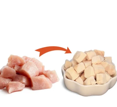 Premium congelación orgánica seca Pet gato alimento de perro