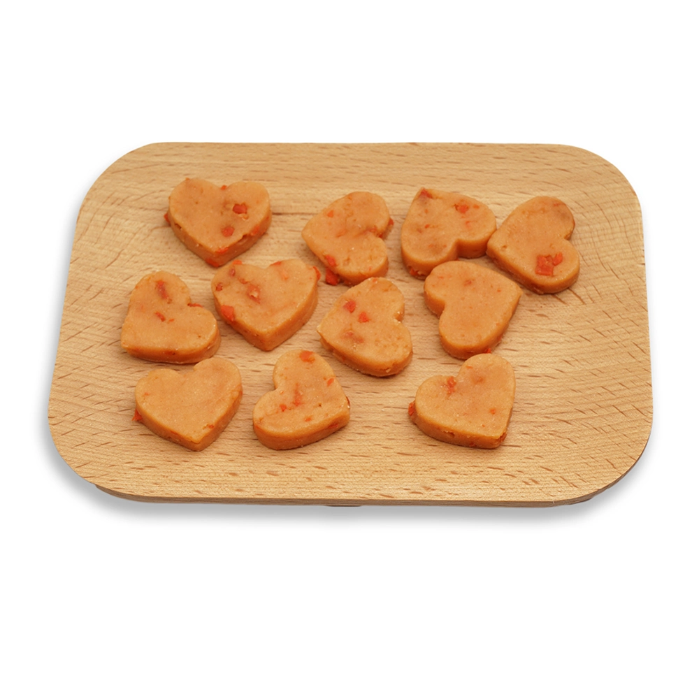 Heart/Bone/Paw Shapes Chicken Duck Beef Meat Rice Carrot Dog Snacks Dog Food Treats