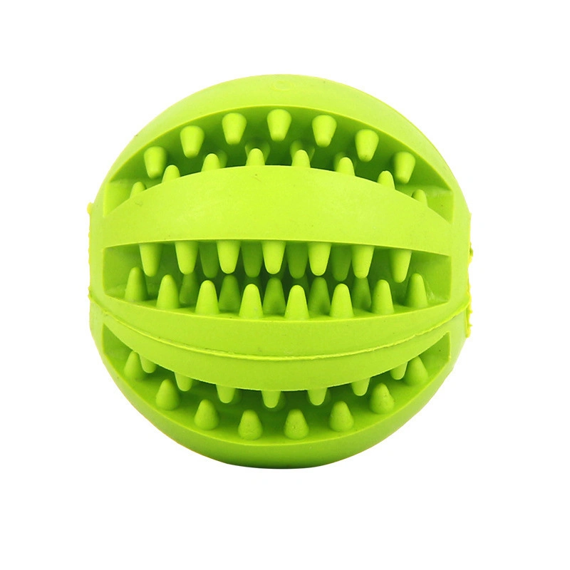 Pet Toy Leaky Food Ball Dog Play Exercise Natural Rubber Leaky Food Device