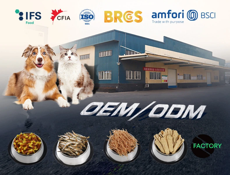 Pet Supply Products OEM ODM Ingredients Dried Chicken Fish Bone Wrap Egg Yolk Cat Snack Dog Food Pet Feeding Treats