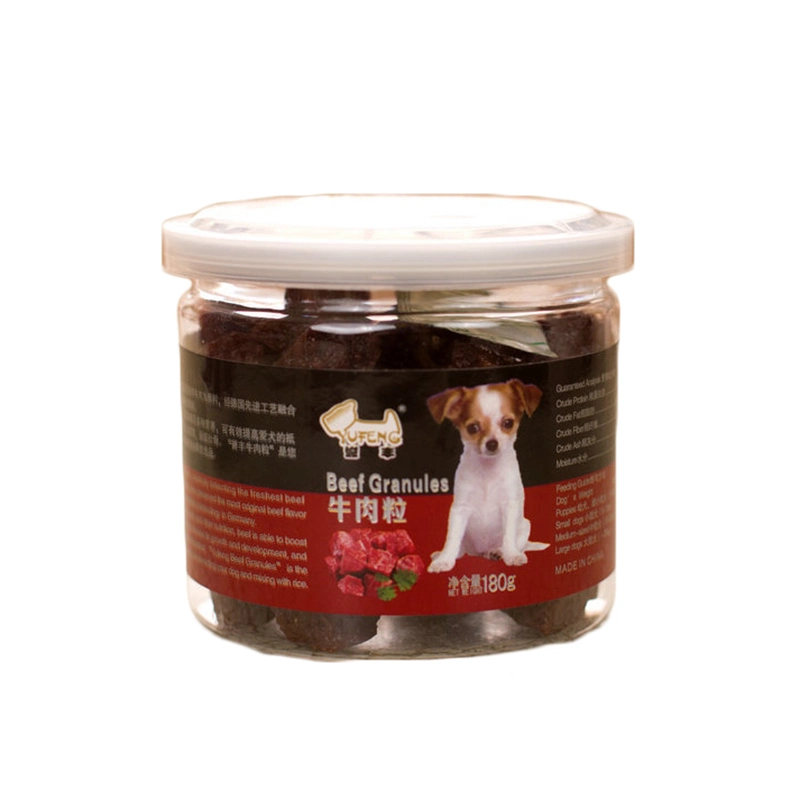 No Added Healthy Beef Raw Granules Pet Treats Dog Training Dog Treats Yufu006