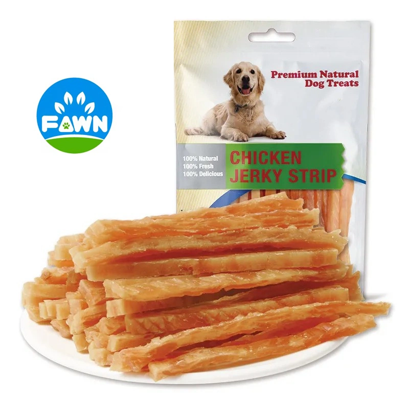 Delicious Healthy Pet Treat Manufacturer Duck Jerky Dog Snack High Protein Low Fat Duck Strips Natural Dog Treats