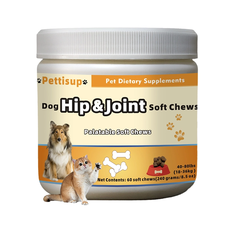 Wholesale Pet Joint Soft Chews Nutritional Supplement Joint Supplement for Dogs Private Label 5-in-1 Dog Treats