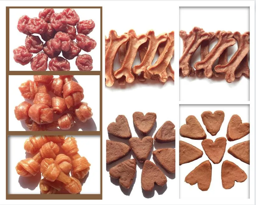 Wholesale Natural Dry Chicken Shaped Heart Pet Treats Dog Meat Snacks