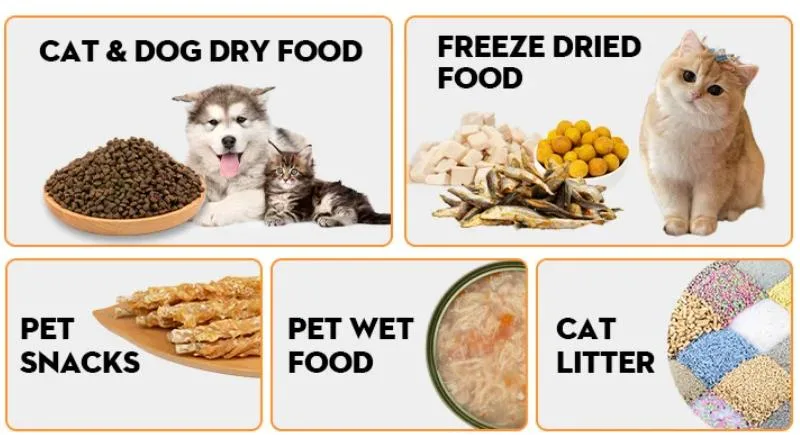 OEM ODM Chinese Pet Food Marine Fish Flavor Multiple Shapes 18% Protein Content Dry Pet Dog Food