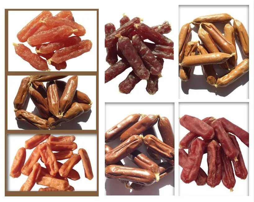 Natural and Healthy Beef Sausage Pet Snacks for Dog and Cat Pet Food Supplier