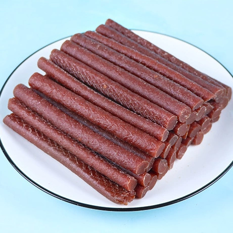 Wholesale Healthy Material Beef Stick Beef Strip Pet Dog Snack Hxj11