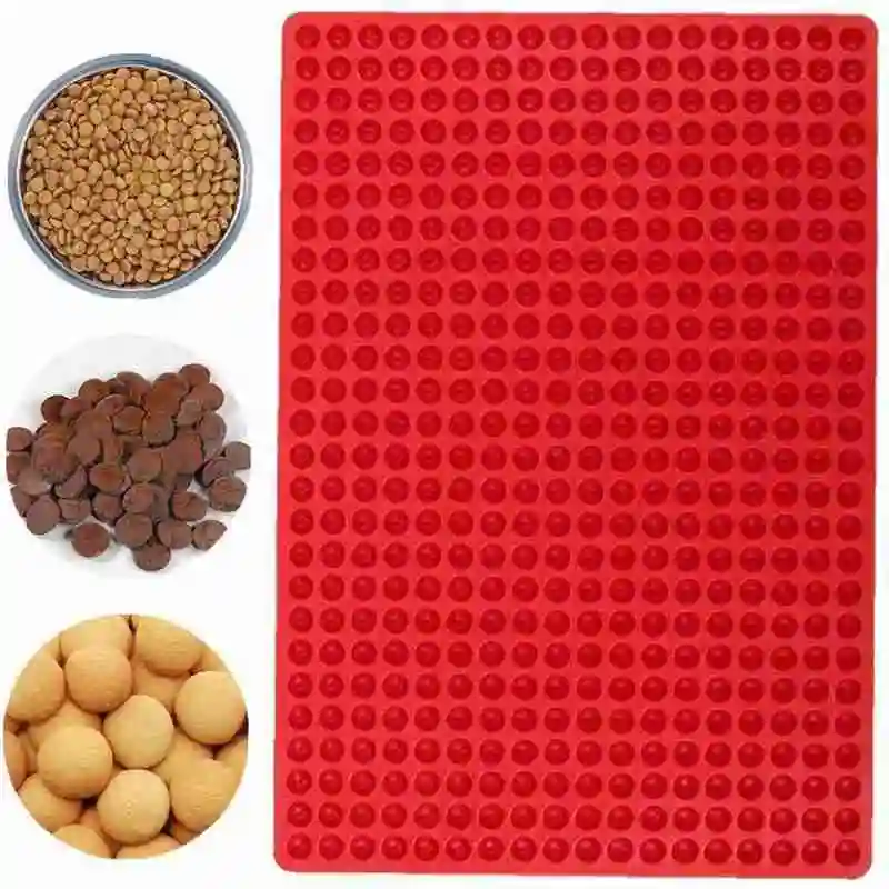 468-Cavity Mini Round Silicone Mold/Cooking Baking Mat Snack Dog