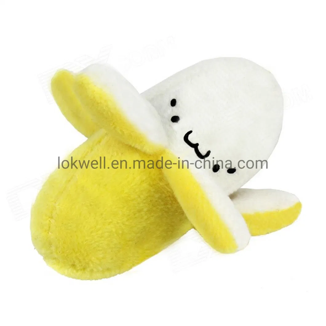 Plush Banana Toy Stuffed Pillow Fabric Play Food