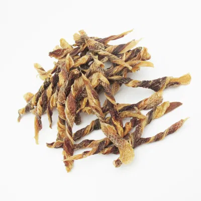 Produzione personalizzata PET Product Supply Dry Food Dog Treat Dried Pollo anatra Roll Cat snack