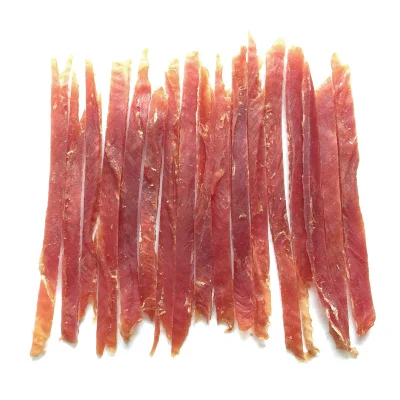  Sicurezza spuntini sani dell&prime;animale domestico Strip di anatra spuntini alimenti per animali domestici animale domestico Sorprese