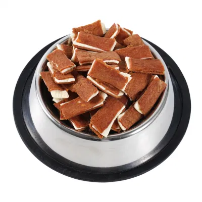 Naturale Dog Food basso OEM e ODM cartilagine di manzo avvolto Intorno Chicken PET snack Chews