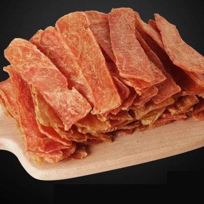 Pollo Jerky Dog tratta Chicken Breast Dog addestramento Chicken chips PET tratta Nmbm020