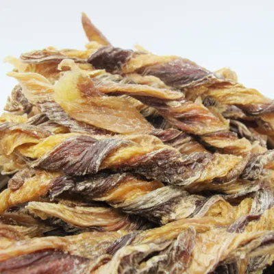 Produzione personalizzata PET Product Supply Dry Food Dog Treat Dried Pollo anatra Roll Cat snack