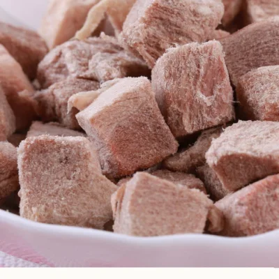 Carne di manzo naturale cubetti cane tratta addestramento snack cane