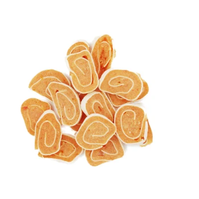OEM Pollo Jerky Animali spuntini cane tratta petto d&prime;anatra Jerky Bastoncini di rawhide avvolti, dolci secchi per cani