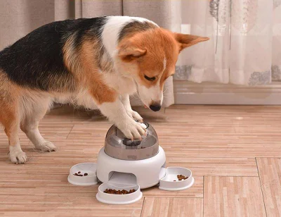 PET Food Spiller Press Feeder Dog Food Ejector Training Leakage Utensili per alimenti per animali domestici