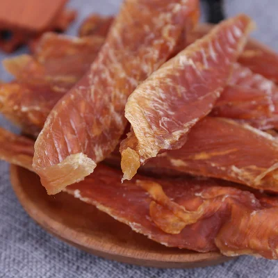 300 g di fabbrica Vendita diretta cane da compagnia addestramento snack Pollo Jerky Hude011