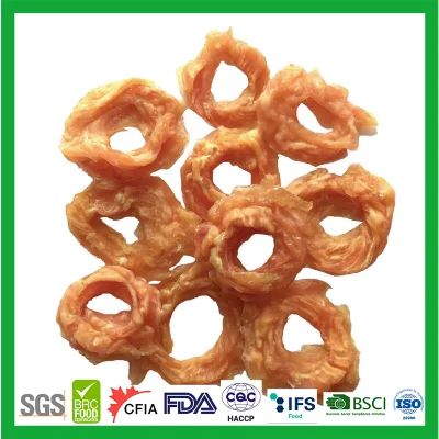  Hot Selling sano Naturale Delicious cane tratta anelli di pollo cane Sorprese
