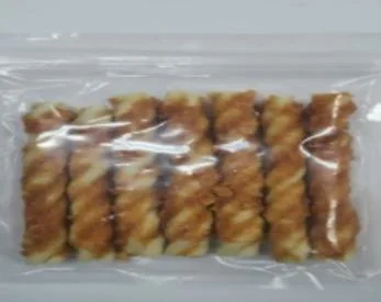 PET cibo manzo Wrappedcompound Rawhidetwist cane treats