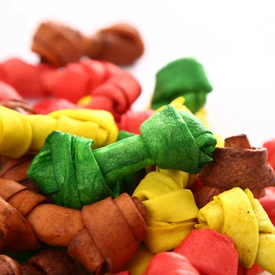  Fornitura di fabbrica cane animale domestico snack pulizia denti rettifica denti PET Spuntini