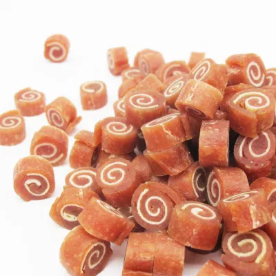 High Meat Content ricca di proteine facile digestione anatra Sushi essiccato Nodo Cod fette Pesce alimentazione cibo cane Treat snack
