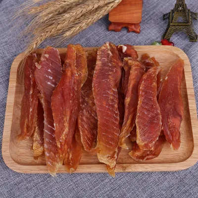 300 g di fabbrica Vendita diretta cane da compagnia addestramento snack Pollo Jerky Hude011