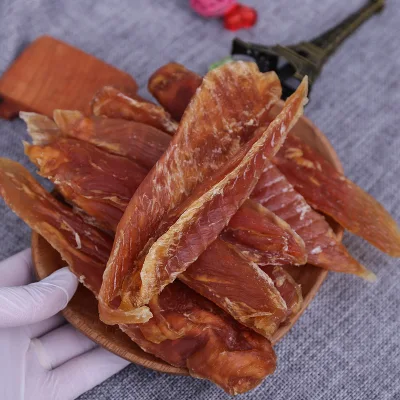 300 g di fabbrica Vendita diretta cane da compagnia addestramento snack Pollo Jerky Hude011