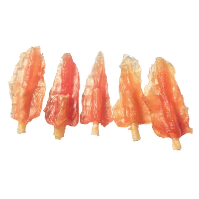  Cibo di fabbrica animale domestico cane snack Filetto di pollo &amp; Spuntini Rawhide PET