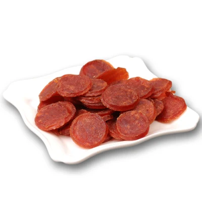  Snack cane Produttore anatra naturale / manzo / agnello / salmone chips per cane