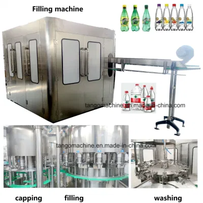  Bottiglia completa di PET acqua minerale liquido di riempimento bevande confezionamento produzione Linea