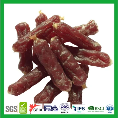  Alimenti naturali e sani per animali domestici salsiccia di anatra morbida cane da compagnia Snack Cat