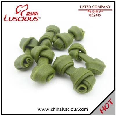  Formaggio Knot (spinaci) Animali tratta Dry Dog Food