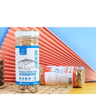  Fiocco di cibo compagno di carne macinata sminuzzata surgelata carne di anatra gatto di carne Cat snack Meat sfusi carne macinata mista con cibo per Gatti e cani