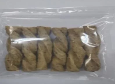 PET cibo manzo Wrappedcompound Rawhidetwist cane treats