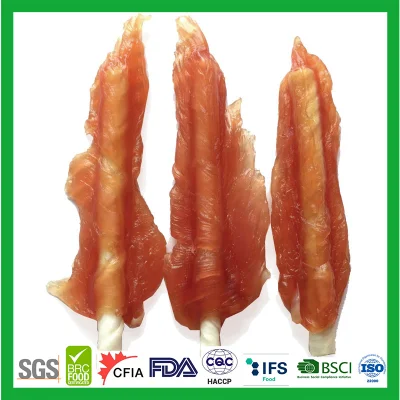  Sano diverso formato Pollo morbido Jerky &amp; candito fabbrica di rawhide Spuntini carnosi