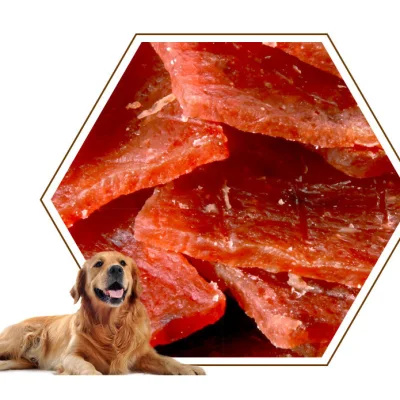  Manzo Jerky Bacon 500g fabbrica fornitura diretta cane tratta manzo Patatine dolci per animali Nmbm026