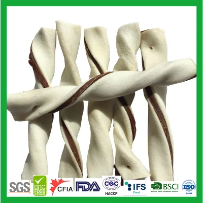 ODM Produttore Nutrisource Medium Pollo &amp; Rawhide Twist PET essiccato Snack alimentari