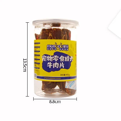 Cane cotto a bassa temperatura tratta Mellow Beef Jerky 100g molare Snack per animali domestici