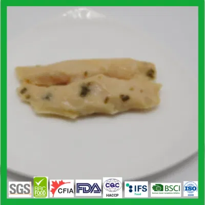  Tratta di un piatto di pollo con etichetta privata Naturalboiled Chicken e Nori PET Spuntini