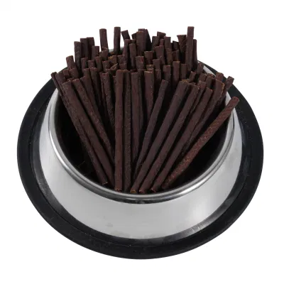 Cibo sano ingredienti naturali BSCI Certifiacte 100 g di manzo Strip cane Snack